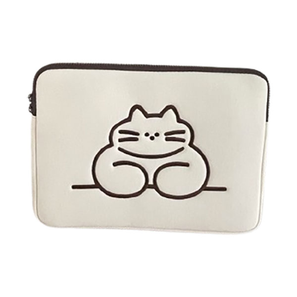 Túi chống sốc mèo béo dễ thương cho Macbook 13.3 inch