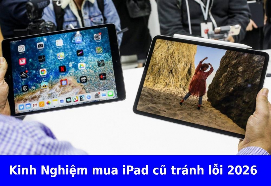 Có nên mua iPad cũ không? Kinh nghiệm mua iPad cũ tránh lỗi 2026