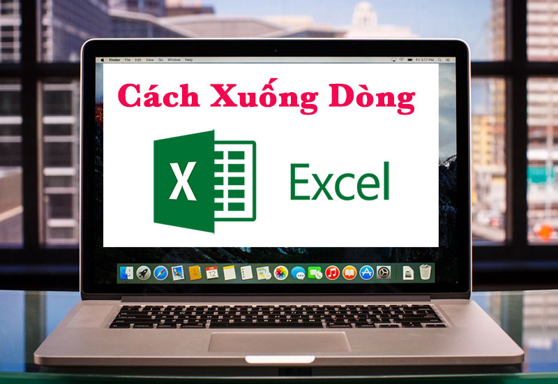 Làm thế nào để thực hiện xuống dòng trong cùng 1 ô Excel trên MacBook bằng chuột hoặc trackpad?