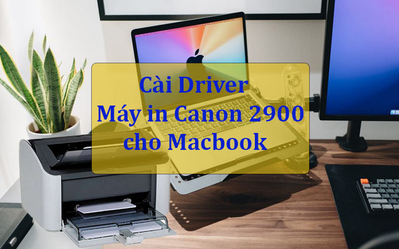 Cách cài đặt driver máy in Canon 2900 cho MacBook bằng tay?
