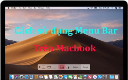cách sử dụng Menu Bar trên Macbook